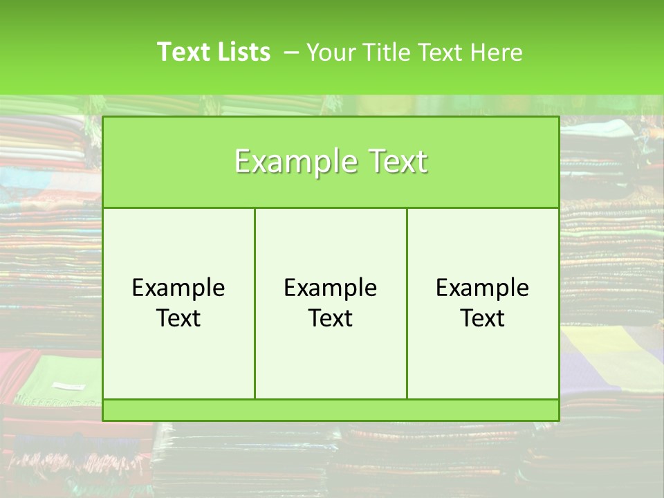 Fashion Shop (Bazaar In Turkey) PowerPoint Template