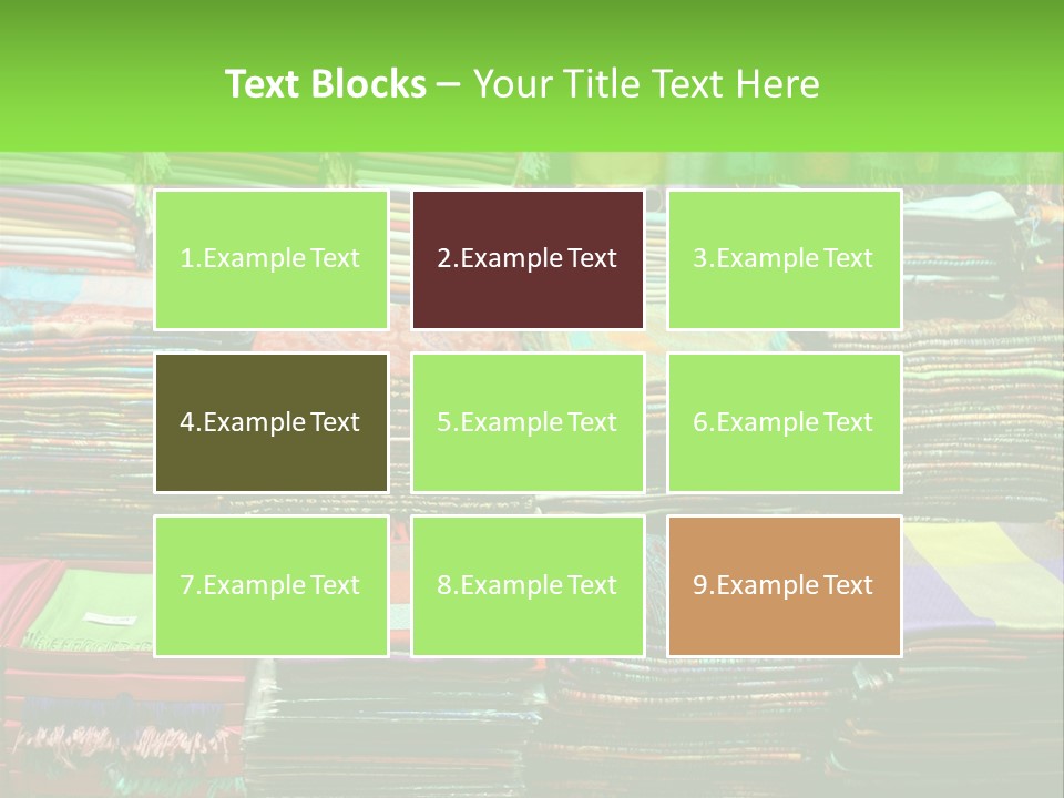 Fashion Shop (Bazaar In Turkey) PowerPoint Template