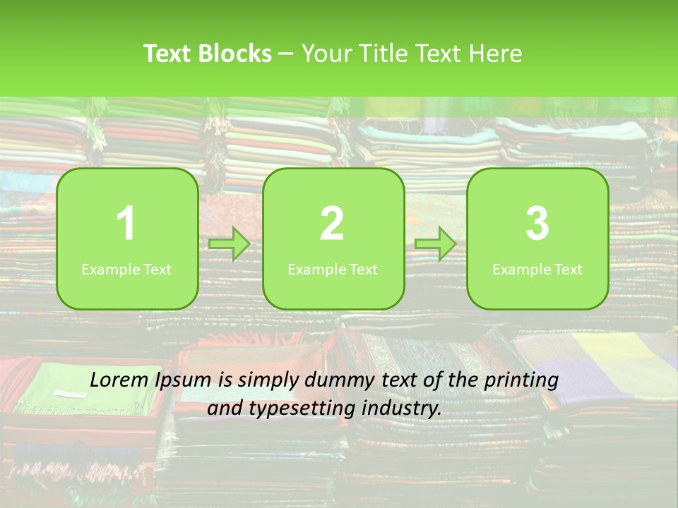 Fashion Shop (Bazaar In Turkey) PowerPoint Template