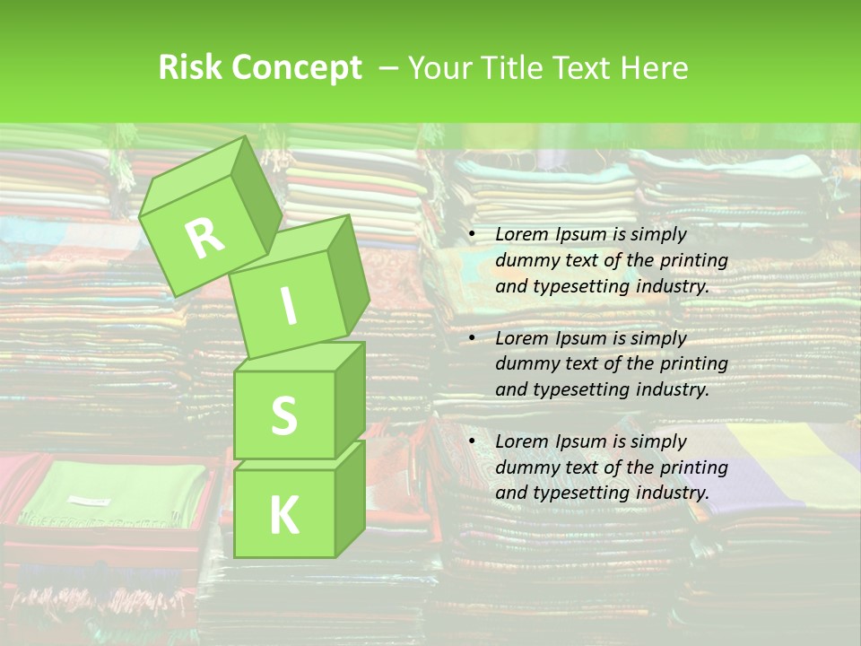 Fashion Shop (Bazaar In Turkey) PowerPoint Template