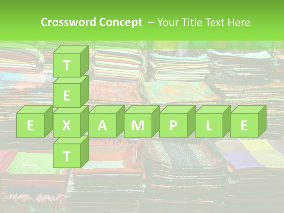 Fashion Shop (Bazaar In Turkey) PowerPoint Template