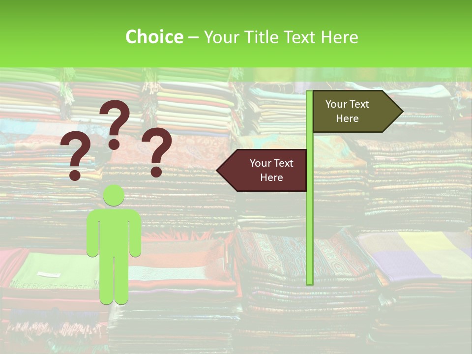 Fashion Shop (Bazaar In Turkey) PowerPoint Template