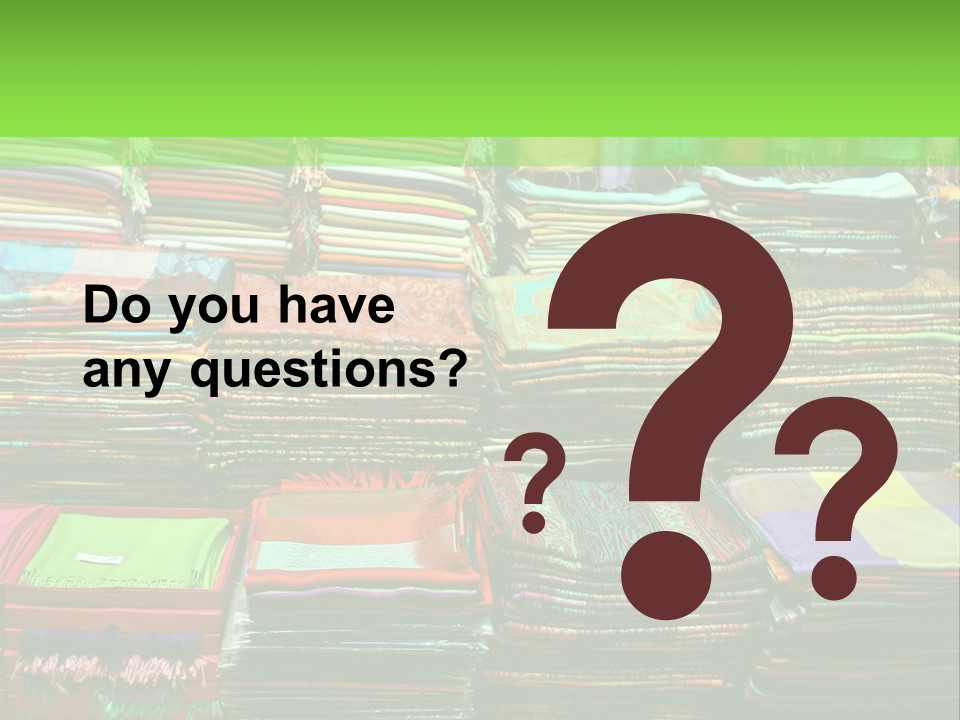 Fashion Shop (Bazaar In Turkey) PowerPoint Template