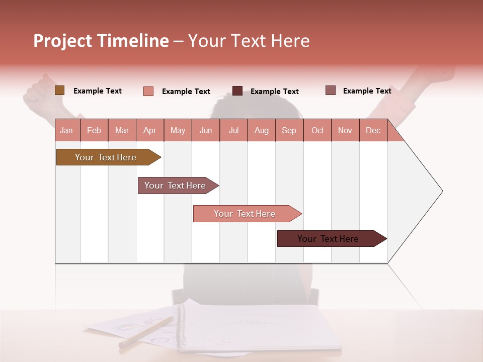 A Young Girl Practices Writing Her Letters PowerPoint Template