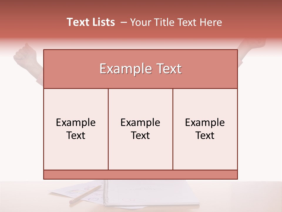 A Young Girl Practices Writing Her Letters PowerPoint Template