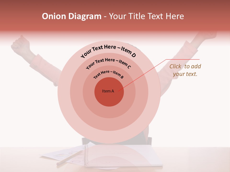 A Young Girl Practices Writing Her Letters PowerPoint Template