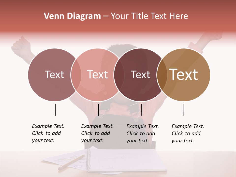 A Young Girl Practices Writing Her Letters PowerPoint Template
