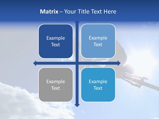 A Mountainbiker Flys Across The Sky During A Freeriding Contest Held In Whistler, Bc. PowerPoint Template