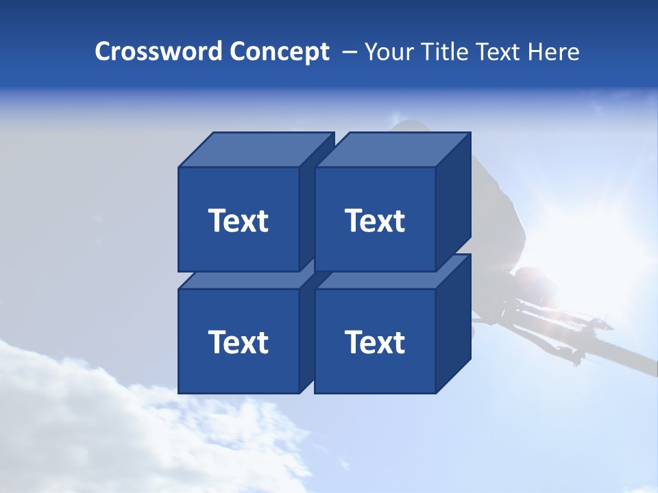 A Mountainbiker Flys Across The Sky During A Freeriding Contest Held In Whistler, Bc. PowerPoint Template