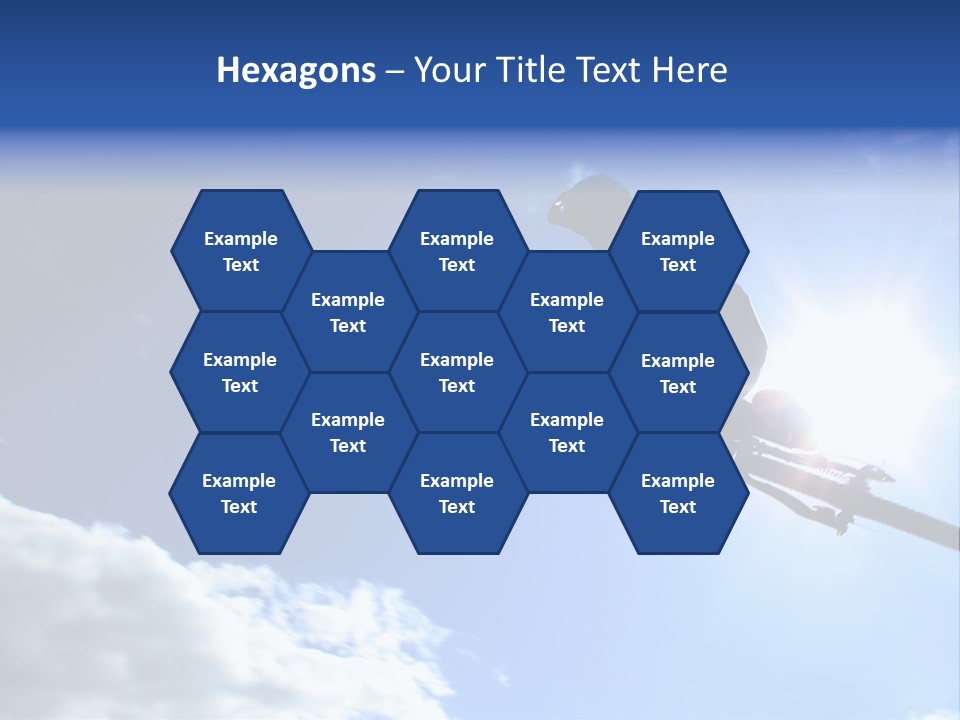 A Mountainbiker Flys Across The Sky During A Freeriding Contest Held In Whistler, Bc. PowerPoint Template