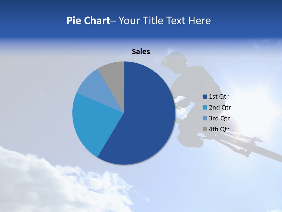 A Mountainbiker Flys Across The Sky During A Freeriding Contest Held In Whistler, Bc. PowerPoint Template