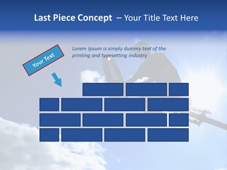 A Mountainbiker Flys Across The Sky During A Freeriding Contest Held In Whistler, Bc. PowerPoint Template