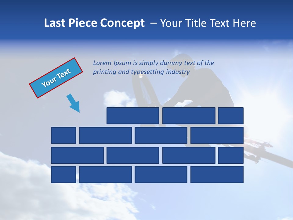 A Mountainbiker Flys Across The Sky During A Freeriding Contest Held In Whistler, Bc. PowerPoint Template