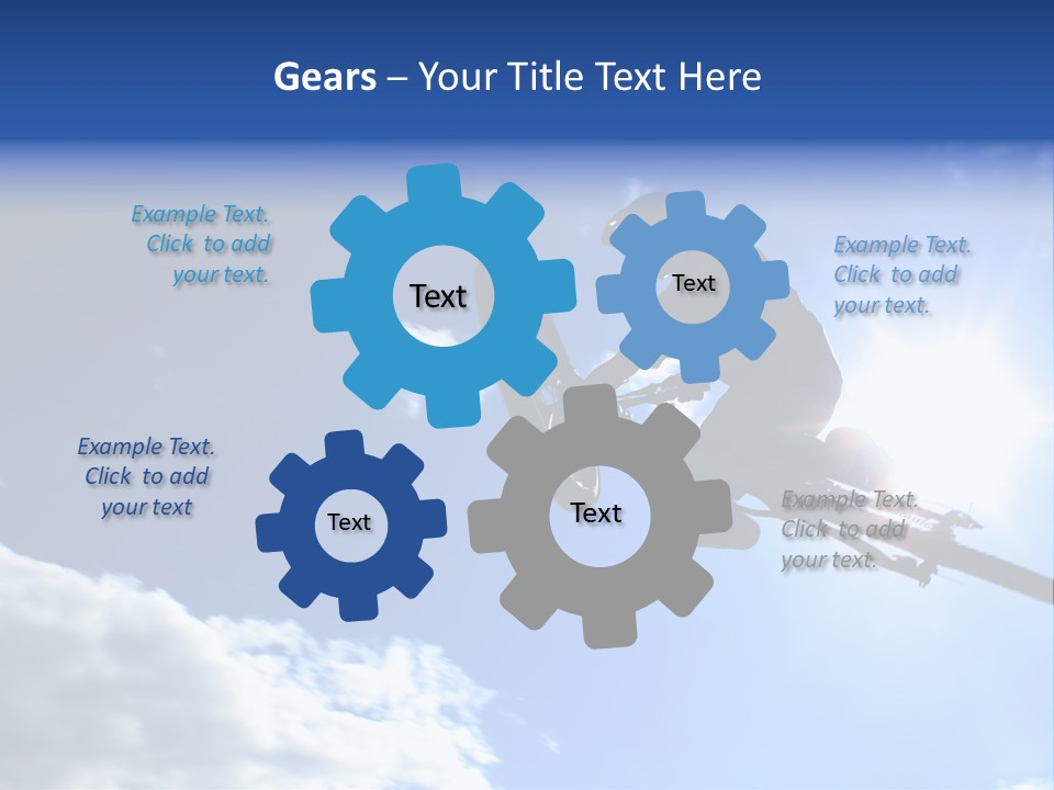 A Mountainbiker Flys Across The Sky During A Freeriding Contest Held In Whistler, Bc. PowerPoint Template