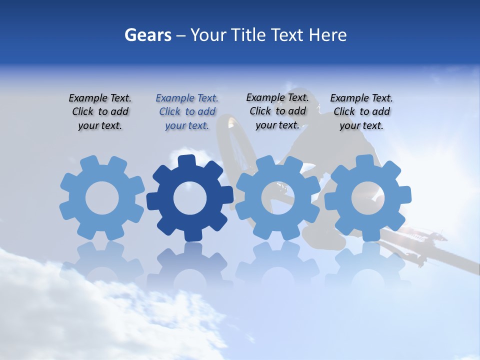 A Mountainbiker Flys Across The Sky During A Freeriding Contest Held In Whistler, Bc. PowerPoint Template