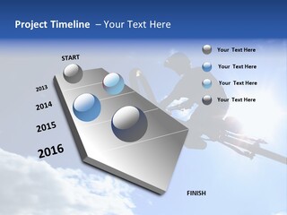 A Mountainbiker Flys Across The Sky During A Freeriding Contest Held In Whistler, Bc. PowerPoint Template