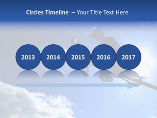 A Mountainbiker Flys Across The Sky During A Freeriding Contest Held In Whistler, Bc. PowerPoint Template