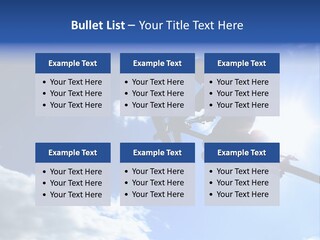A Mountainbiker Flys Across The Sky During A Freeriding Contest Held In Whistler, Bc. PowerPoint Template