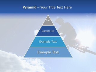 A Mountainbiker Flys Across The Sky During A Freeriding Contest Held In Whistler, Bc. PowerPoint Template