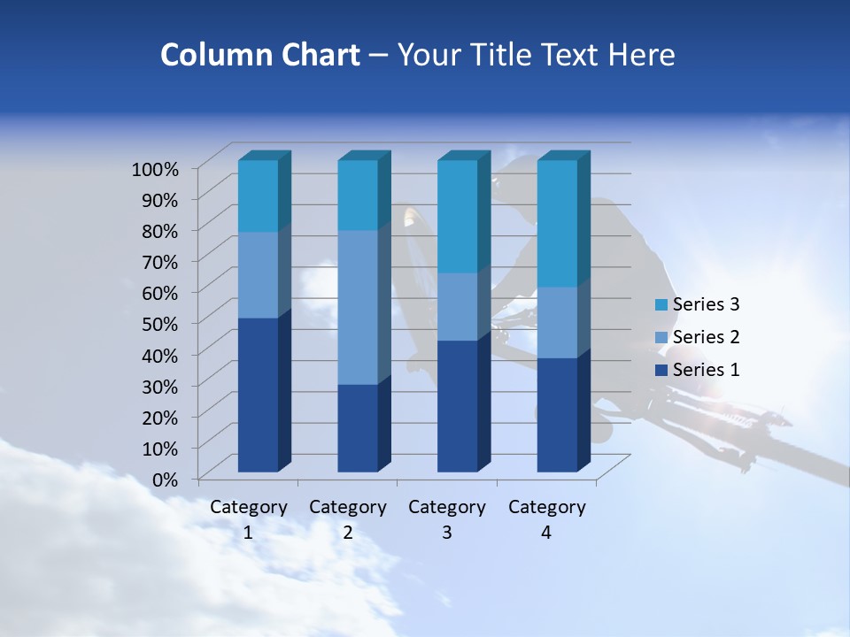 A Mountainbiker Flys Across The Sky During A Freeriding Contest Held In Whistler, Bc. PowerPoint Template