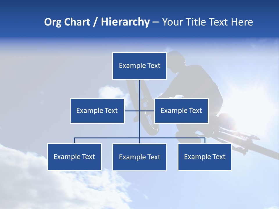 A Mountainbiker Flys Across The Sky During A Freeriding Contest Held In Whistler, Bc. PowerPoint Template