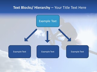 A Mountainbiker Flys Across The Sky During A Freeriding Contest Held In Whistler, Bc. PowerPoint Template