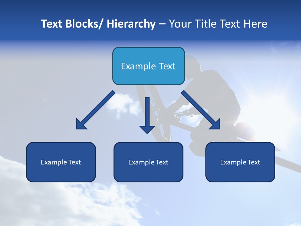 A Mountainbiker Flys Across The Sky During A Freeriding Contest Held In Whistler, Bc. PowerPoint Template