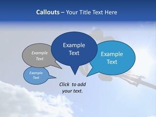 A Mountainbiker Flys Across The Sky During A Freeriding Contest Held In Whistler, Bc. PowerPoint Template