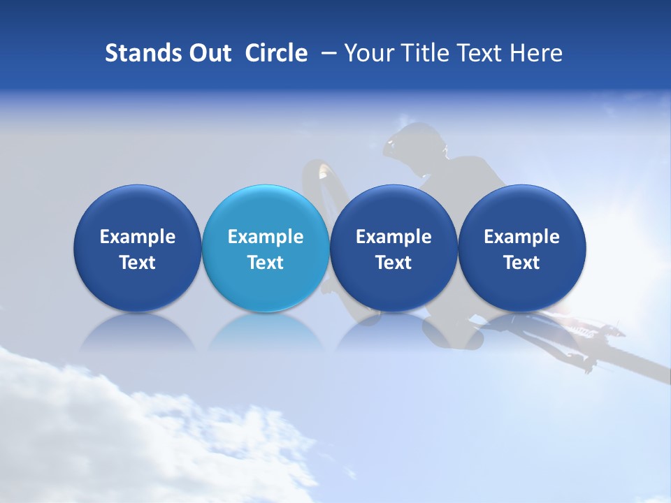 A Mountainbiker Flys Across The Sky During A Freeriding Contest Held In Whistler, Bc. PowerPoint Template