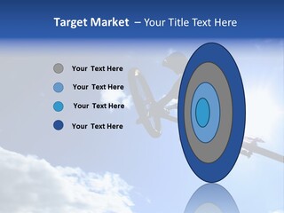 A Mountainbiker Flys Across The Sky During A Freeriding Contest Held In Whistler, Bc. PowerPoint Template