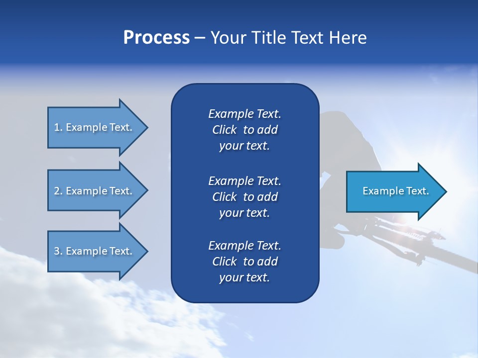 A Mountainbiker Flys Across The Sky During A Freeriding Contest Held In Whistler, Bc. PowerPoint Template