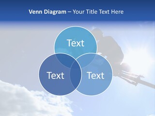 A Mountainbiker Flys Across The Sky During A Freeriding Contest Held In Whistler, Bc. PowerPoint Template