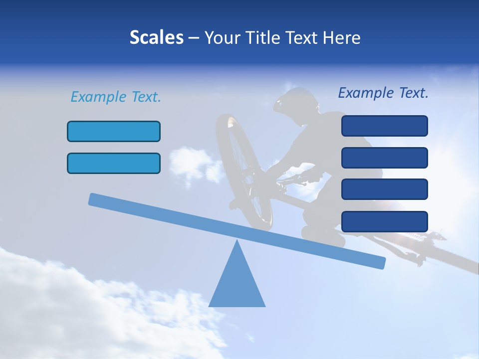 A Mountainbiker Flys Across The Sky During A Freeriding Contest Held In Whistler, Bc. PowerPoint Template