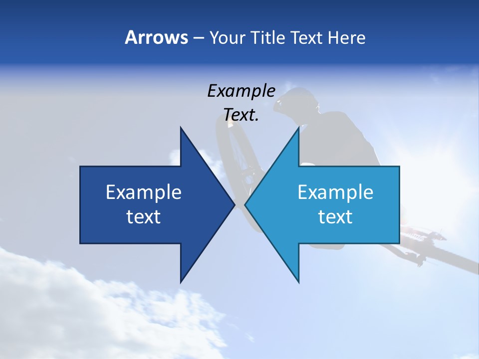A Mountainbiker Flys Across The Sky During A Freeriding Contest Held In Whistler, Bc. PowerPoint Template