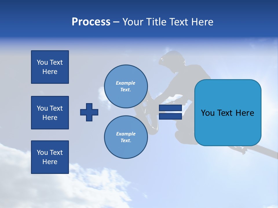 A Mountainbiker Flys Across The Sky During A Freeriding Contest Held In Whistler, Bc. PowerPoint Template