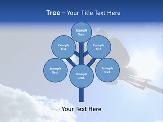 A Mountainbiker Flys Across The Sky During A Freeriding Contest Held In Whistler, Bc. PowerPoint Template