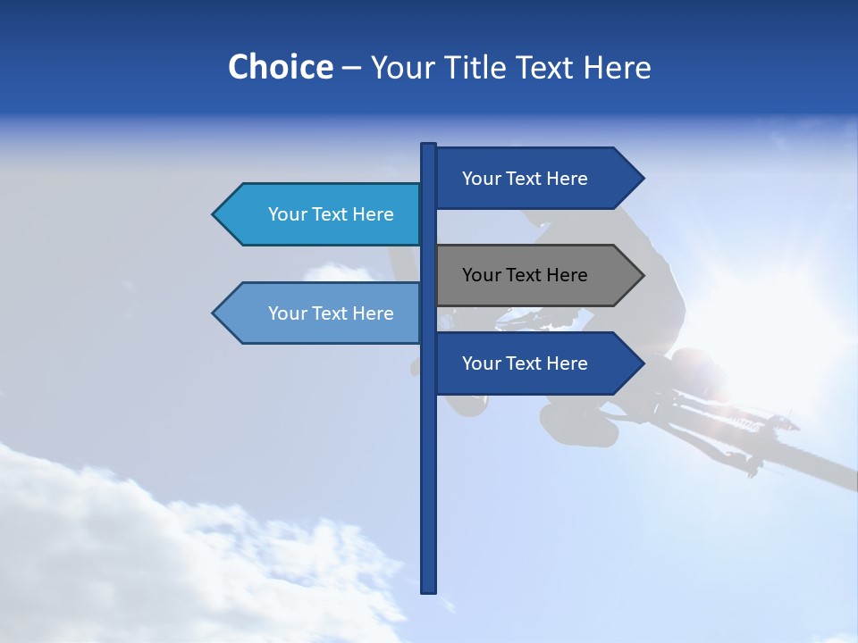 A Mountainbiker Flys Across The Sky During A Freeriding Contest Held In Whistler, Bc. PowerPoint Template