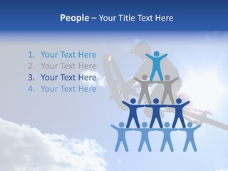 A Mountainbiker Flys Across The Sky During A Freeriding Contest Held In Whistler, Bc. PowerPoint Template