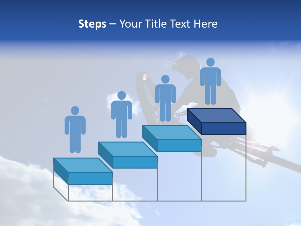 A Mountainbiker Flys Across The Sky During A Freeriding Contest Held In Whistler, Bc. PowerPoint Template