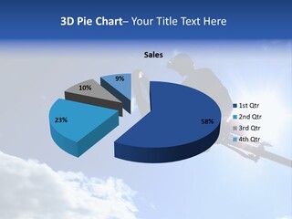 A Mountainbiker Flys Across The Sky During A Freeriding Contest Held In Whistler, Bc. PowerPoint Template