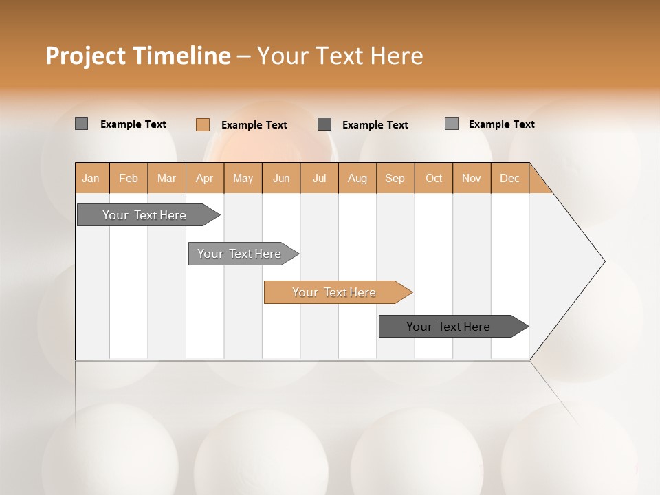 Block Of Sixteen Eggs; Fifteen Are Undisturbed, The Last Is Halved With The Yolk Sitting The Shell. Shot From Above On White Background. PowerPoint Template