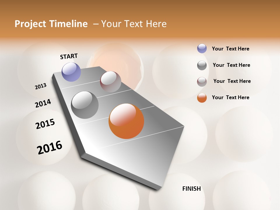 Block Of Sixteen Eggs; Fifteen Are Undisturbed, The Last Is Halved With The Yolk Sitting The Shell. Shot From Above On White Background. PowerPoint Template