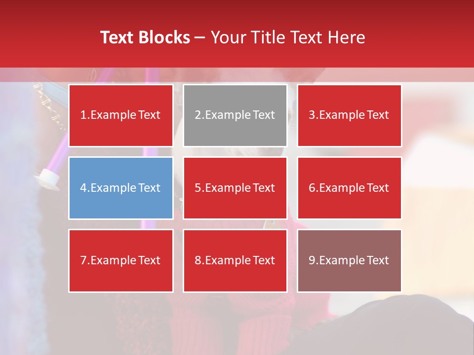 Chihuahua Wearing A Sweater Sitting On A Knitting Womans Lap PowerPoint Template