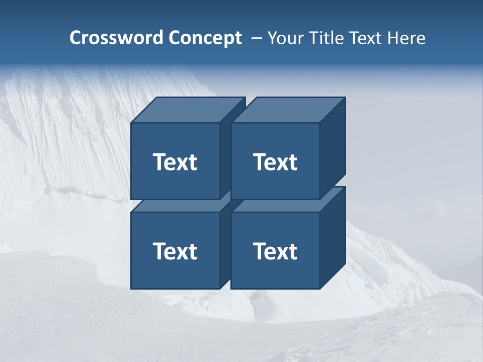Beautiful Mountain Alpamayo PowerPoint Template