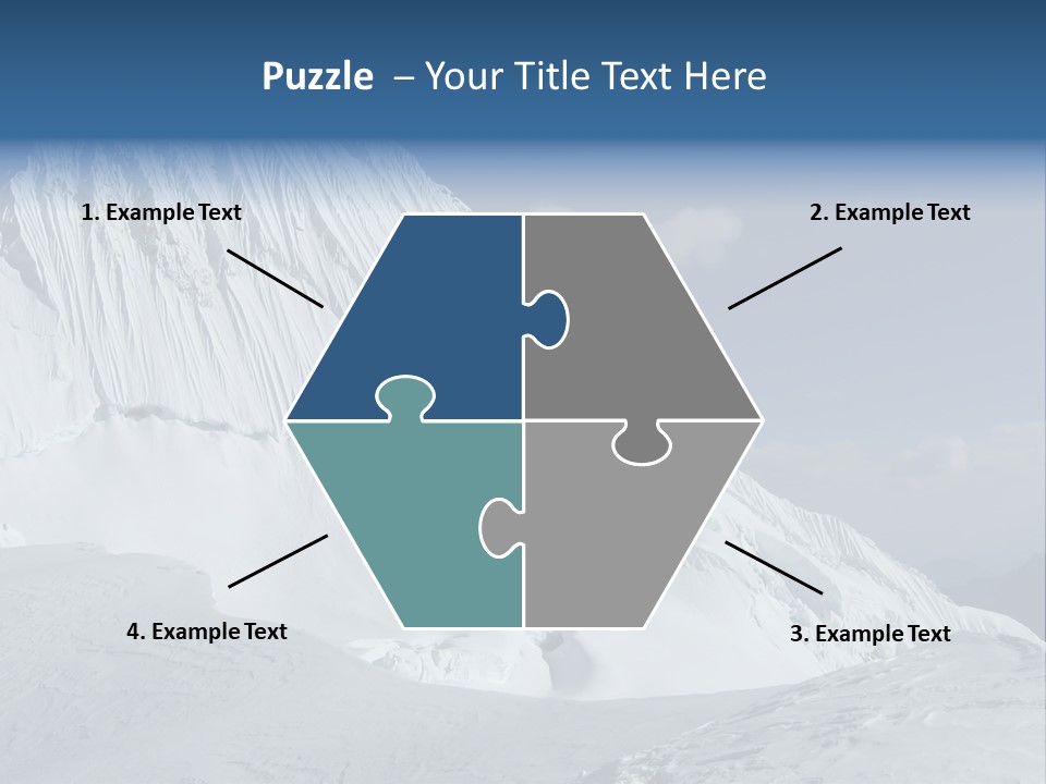 Beautiful Mountain Alpamayo PowerPoint Template