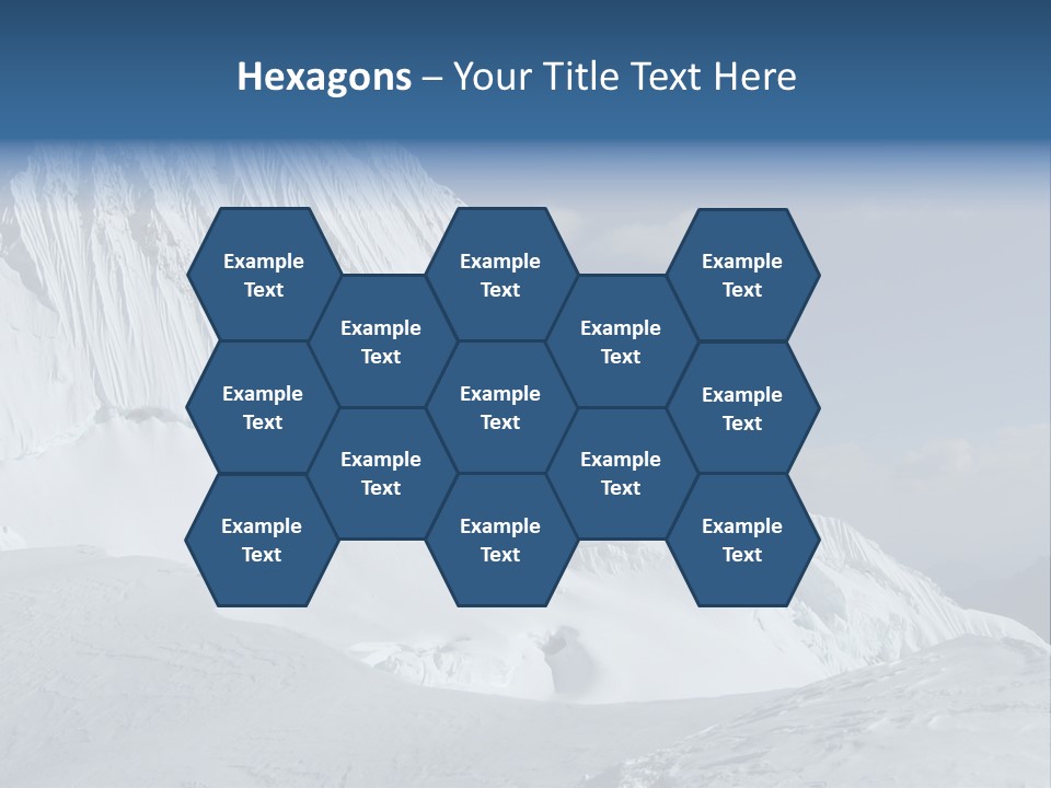 Beautiful Mountain Alpamayo PowerPoint Template