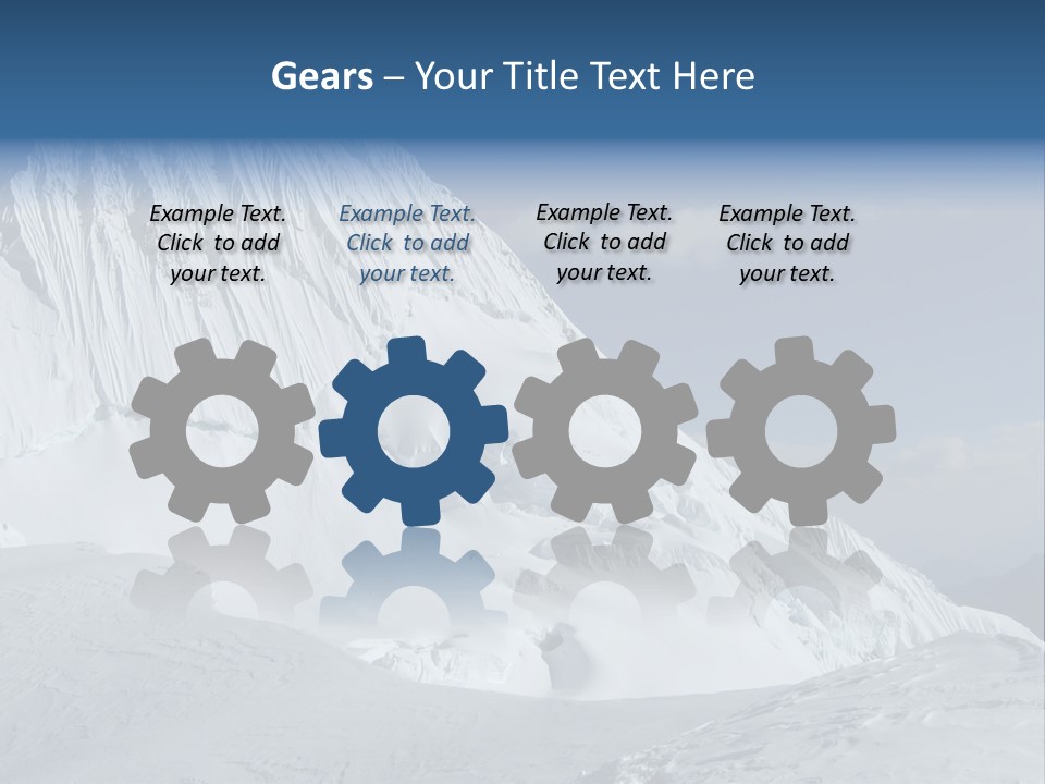 Beautiful Mountain Alpamayo PowerPoint Template