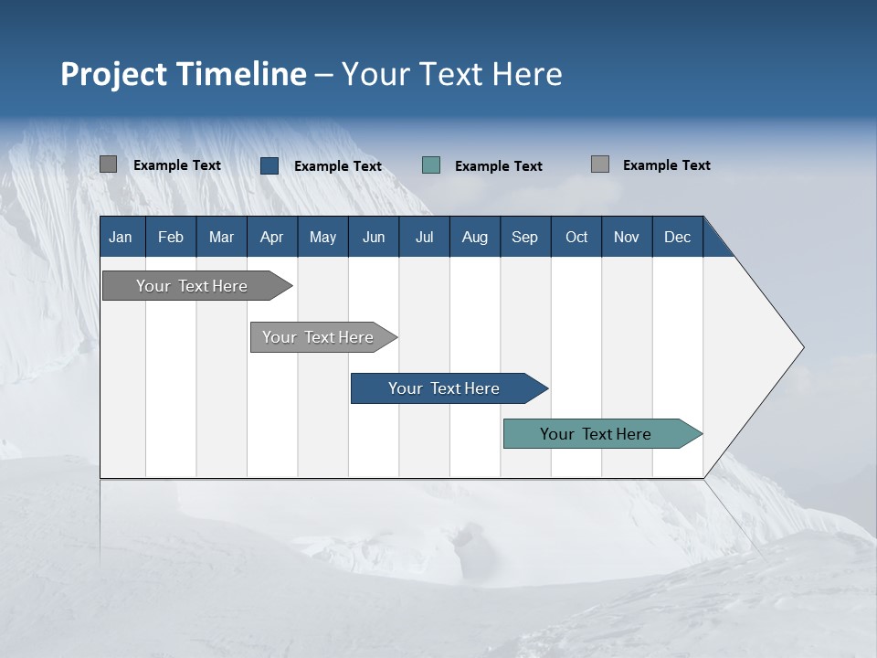 Beautiful Mountain Alpamayo PowerPoint Template