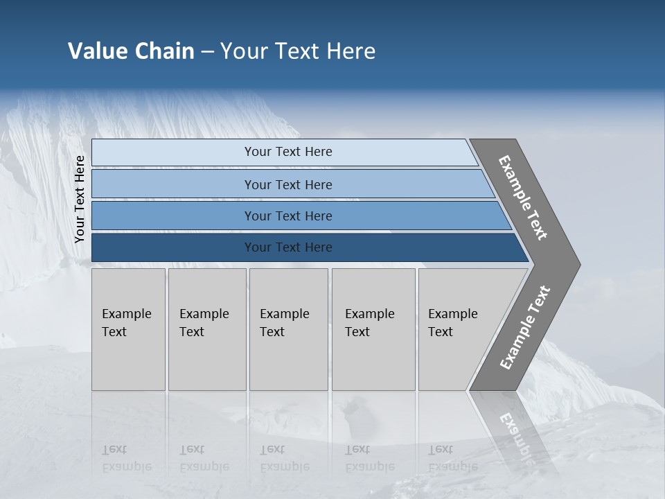 Beautiful Mountain Alpamayo PowerPoint Template