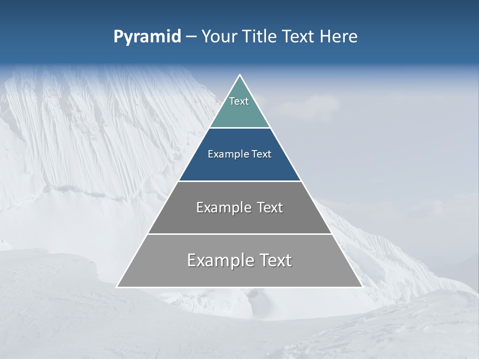 Beautiful Mountain Alpamayo PowerPoint Template